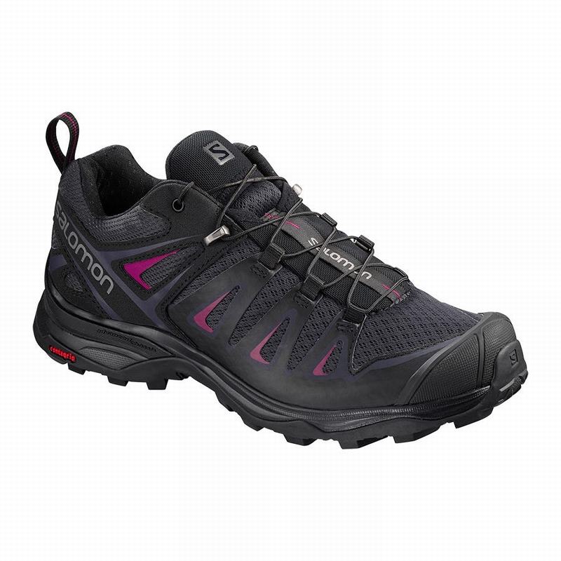 Salomon X ULTRA 3 Zapatillas Trekking Mujer - Gris Oscuro / Negras - Colombia (34615-OBCA)